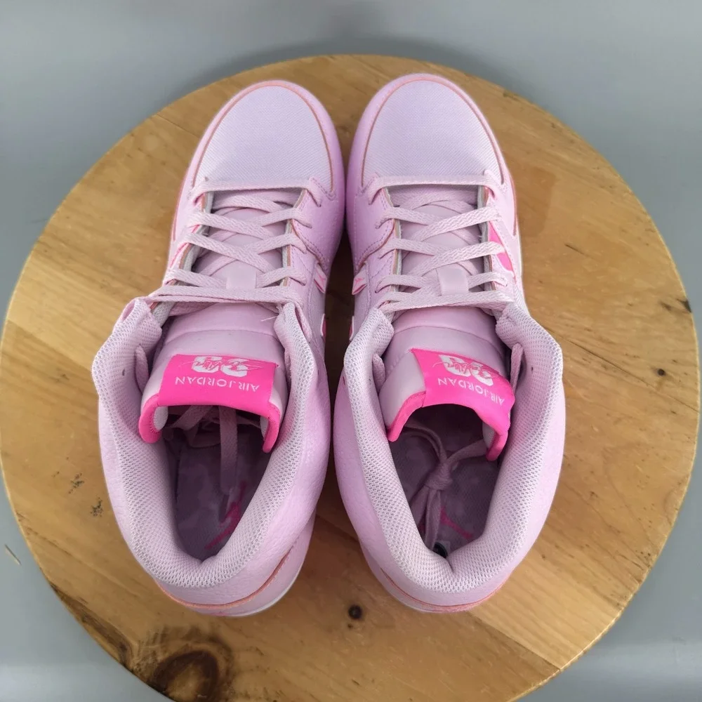 Nike Jordan Stadium 90 Low TD Mens Size 14 Football‎ Cleats Pink Foam Glow White